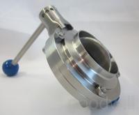 Затвор дисковый с ручкой сварка/сварка DN125 AISI 304 в Пятигорске