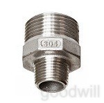 Ниппель переходной НР/НР DN15x10 (1/2 x 3/8) AISI 304 в Пятигорске